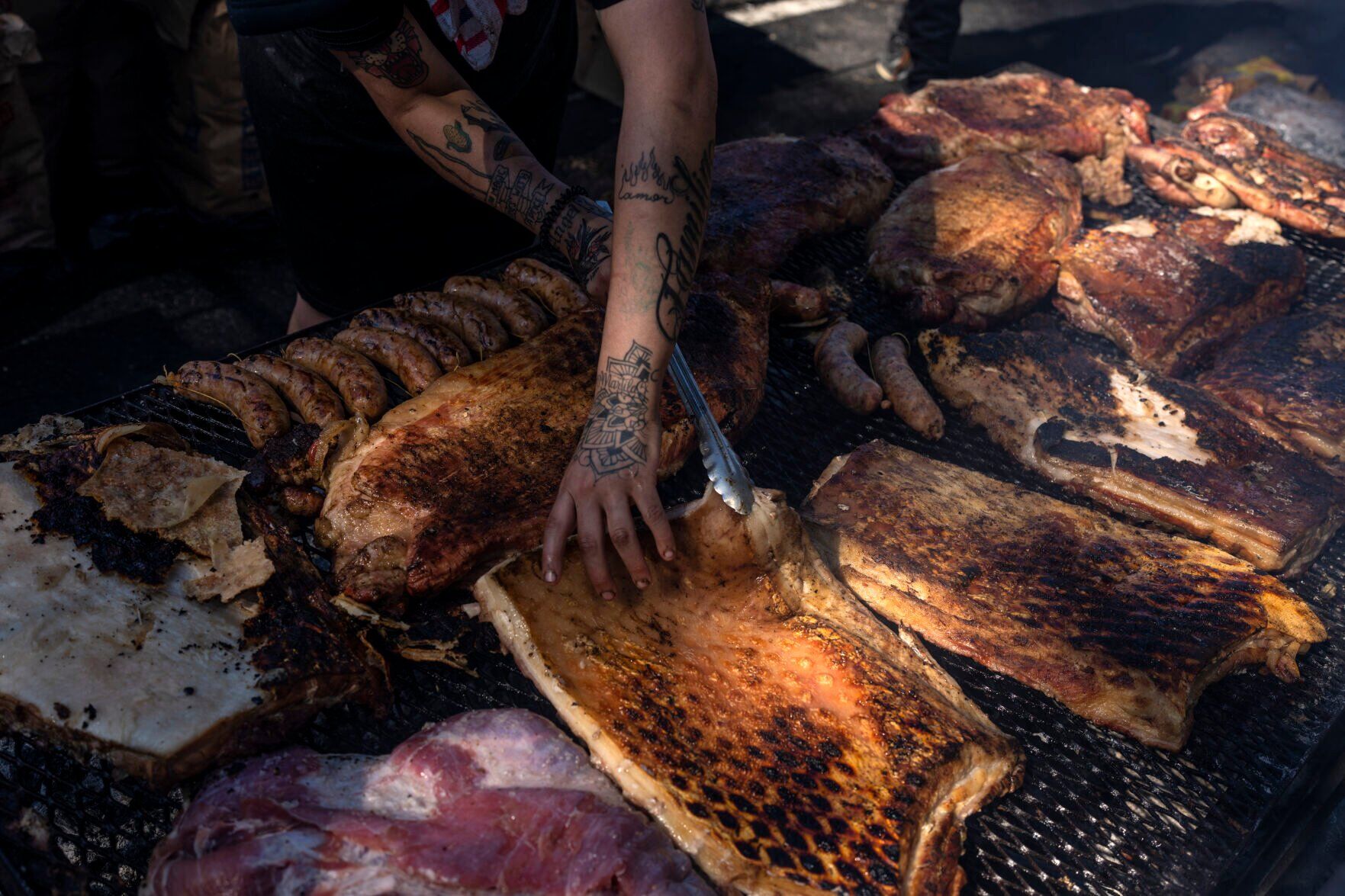 APTOPIX Argentina Barbecue Championship